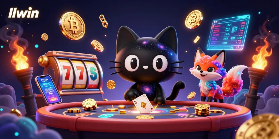 Experience the thrill of llwin casino with captivating cosmic characters and vibrant game elements.
