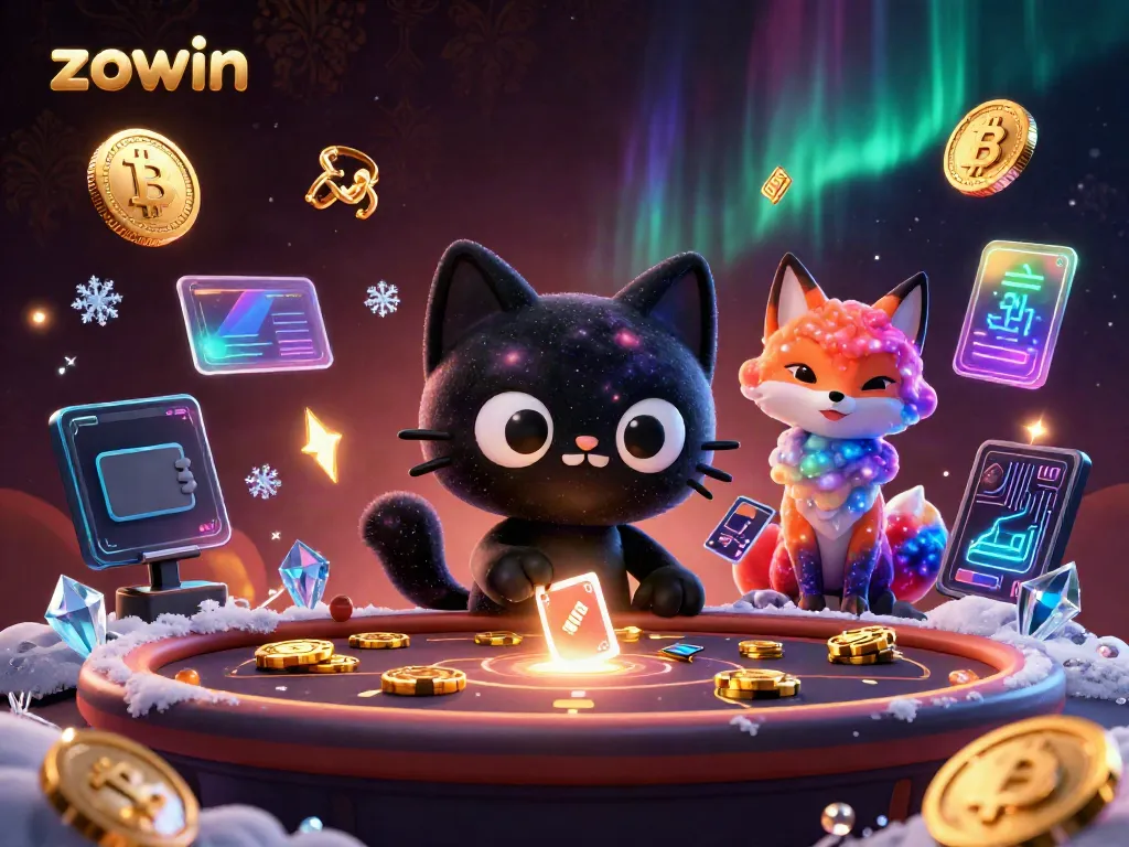 Experience the thrilling action of zowin as the black hole cat captivates players at an imaginative cosmic casino.