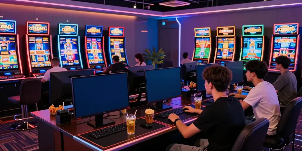 Exciting online gaming experience at GEM88 with players enjoying vibrant casino games.
