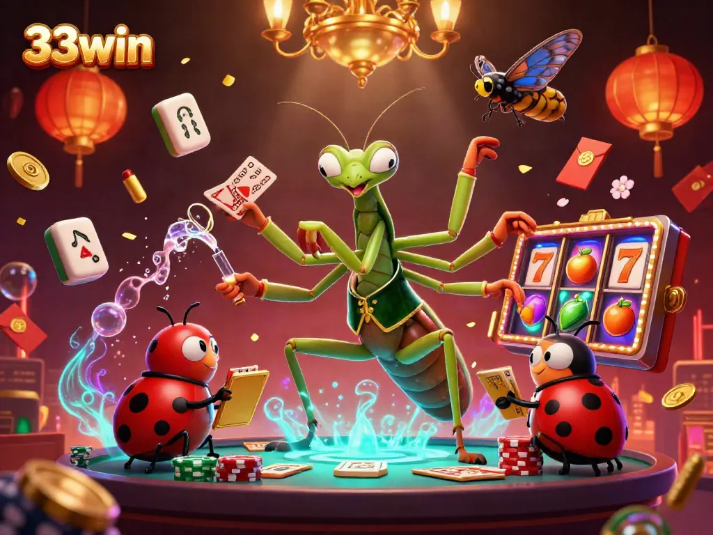 Experience thrilling casino adventures with 33win featuring vibrant 3D characters and dynamic gaming elements.