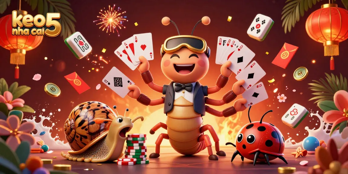 Place your bets with keo nha cai 5 as the millipede dealer shows off winning cards and high stakes action.